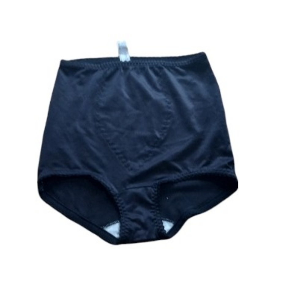 Bali Control Top Brief Black Small Underwear